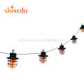 Outdoor 10 Lantern Bulb Firefly String Solar Light For Garden